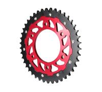 NKURTPC Pignone Motore Anteriore Pignoni Posteriori da 42 Denti e 76 mm, 100 mm x 6 prigionieri, per Motocross, Dirt Pit Bike, Accessori per Moto Kit Corona Catena