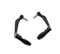 NKURTPC Set leve freno e frizione per moto Adatto per Yamaha R3 R25 Yzf R1 Yzf R6 Parti in alluminio CNC Leve Protezione Freno Frizione Manubrio pompa freno leva(Black)