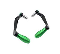 NKURTPC Set leve freno e frizione per moto Adatto per Yamaha R3 R25 Yzf R1 Yzf R6 Parti in alluminio CNC Leve Protezione Freno Frizione Manubrio pompa freno leva(Green)