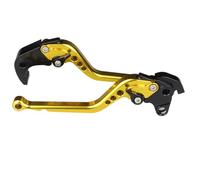 NKURTPC Set leve freno e frizione per moto Adatto per Yamaha YFM 700 Adatto per Raptor 700R 2007-2025 Leve freno frizione moto Leve in alluminio pompa freno leva(Long Gold)