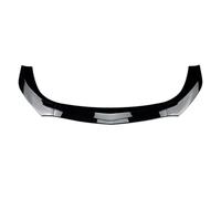 NKURTPC Spoiler Anteriore Adatto per Mercedes Benz Classe A W177 2019-2022 A180 A200 A35 AMG Paraurti Anteriore Spoiler Auto Spoiler Frontali(Glossy Black)