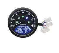 NKURTPC Strumentazione tachimetro Contachilometri Digitale Universale per Moto con indicatore di Marcia, tachimetro, contagiri, 12000 km/h/mph Contachilometri(1)
