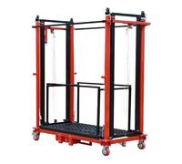 NKURTPC Verricello Elettrico Piattaforma elevatrice Multifunzionale Pieghevole elettrica telecomandata per ponteggi elettrici Paranco Elettrico Telecomandato(2.5m Rise)