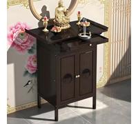 NKWVHI Altare Personale In Bambù - Mobile Altare Con Cassetto E Vano Contenitore | Spazio Contenitore Per Oggetti Rituali, Ideale Per Il Soggiorno E Gli Spazi Ridotti (100 * 40 * 103cm)