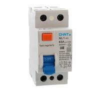 Interruttore differenziale puro Chint NL1-63 63A 2P 30MA Tipo F 2 Moduli 263719