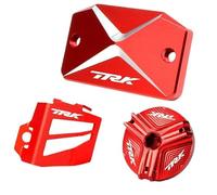 NLEZIZ Serbatoio Freno Anteriore per BE&Nelli TRK 702 X TRK702 TRK702X 2023 Accessori Moto Anteriore Posteriore Serbatoio Fluido Freni Guard Protector Tappo Olio