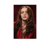 NLiangJi Poster decorativo da parete con Sadie Sink Attore, poster decorativo su tela, stampa moderna, per camera da letto, per camera da letto, 50 x 75 cm