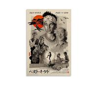 NLiangJi Poster retrò del film The Karate Kid (1984), stampa su tela, decorazione per interni, 30 x 45 cm, senza cornice