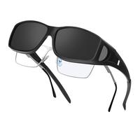 Nlieanuc Sovraocchiali da Sole per Uomo Donna Occhiali da Sole Polarizzati Laterale Protezione da UV401 Guida Sportivi