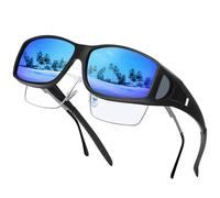 Nlieanuc Sovraocchiali da Sole per Uomo Donna Occhiali da Sole Polarizzati Laterale Protezione da UV402 Guida Sportivi