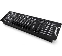 NLIGHTING Centralina DMX512 192 Canali Professionale, Controller Luci DJ per Teste Mobili, Beam, PAR LED e Faretti DMX, Console Mixer Luci con 240 Scene Programmabili, Sound Active e MIDI
