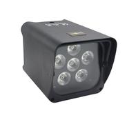 NLIGHTING® SMART BAT PAR LED Faretti Wireless WiFi con Telecomando 6in1 Luci LED RGBWAUV da DJ Discoteca Faretto Portatile a Batteria da Esterno Impermeabile (1 SMART BAT NERO)
