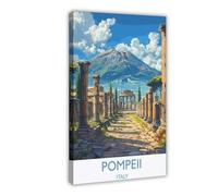 NLKQHTF Pompei - Stampa artistica da parete su tela, stampa su tela, per soggiorno, camera da letto, 40 x 60 cm