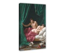 NLKQHTF Poster su tela con Marte e Venere, decorazione artistica da parete per soggiorno, camera da letto, 60 x 90 cm