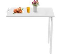NLLATEI Tavolo Pieghevole a Parete Leggero, Tavolo Ribaltabile Salvaspazio con Gambe Regolabili - per Angolo Cucina, Monolocale, Studio e Cameretta Bambini