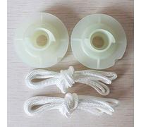 NLLeZ 2pcs MorsaWaw 2500 Recoil Starter Puleggia Kit Corda Fit Cinese 2500 25CC Sega a Catena Zenoah Komatsu G2500 Ricambi ricambi Piccola Motosega