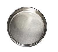 NLLeZ Dia 20 cm da 1 Maglia a 1000 Mesh in Acciaio Inox Rete in Acciaio Inox croming del Corpo setaccio Standard di Prova Standard setatore setatorio (Taglia : 60 Mesh)