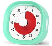 NLMWTI Timer Visivo Bambini timer con Luce, Timer Classe Cucina 60 Minuti Countdown, Timer visivo silenzioso, Clessidra bambini silenzioso