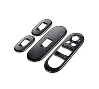 NLNGNZBZTP Interruttore Del Finestrino 'auto, Adesivi In Fibra Di Carbonio Per Mini Per Cooper S JCW F55 F56 Hatchback, Maniglia Portiera Supporto Maniglia Interna Portiera