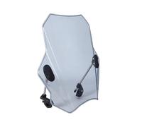 NLNGNZBZTP Parabrezza per Moto per CBR600RR per CB1000R per GXSR 600 750 Regolabile Deflettore per Parabrezza(Smoke)