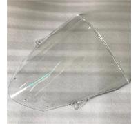 NLNGNZBZTP Parabrezza per Motocicletta per 2019 2020 2021 2022 per Ninja 636 per ZX-6R per ZX 6R per ZX636 Deflettore Antivento A Doppia Bolla Parabrezza(Clear)