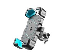 NLNGNZBZTP Per Peugeot Per Satelis 125 2006-2016 Supporto Per Telefono Per Moto Staffa Supporto Per Telefono Per Bicicletta Ruotabile A 360 ° Protezione Antiurto Supporto piastra navigazione( Blue)