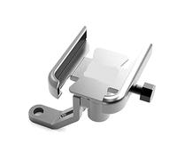 NLNGNZBZTP Per Z900 Per Z900RS Z 900 Moto CNC Manubrio Specchio Staffa per telefono cellulare Supporto per supporto GPSAccessori per moto Supporto piastra navigazione( Mirror Type Silver)