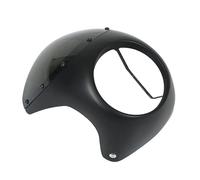 NLNGNZBZTP Scheinwerfer Grill Parabrezza Per Moto, Superficie Da 7 Pollici, ABS, Anti-invecchiamento, Carenatura Protettiva Per La Maggior Parte Delle Motociclette(Matt black)