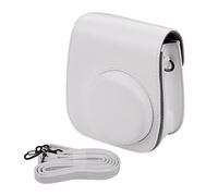 NLNGZKZFNF Borsa da borsa portatile for fotocamera istantanea PU. Cinturino for cintura in pelle adatta for Fujifilm Fit for Fuji Mini 11 Protezione della fotocamera(Wit)