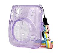 NLNGZKZFNF Borsa for fotocamera Portable TRACCIA TRASPARENTE BAG TRASPARENTE Copertura protettiva Cover protettiva for cinturino anti-impatto Adatta for Fuji Instax Mini 11 Protezione della fotocamera