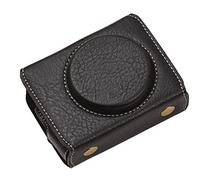 NLNGZKZFNF Mini borsa della fotocamera in pelle for borsa for fotocamera cinturino HX90 HX80 HX99 HX95 HX60V HX50 HX30 HX20 PU Adatto for Sony. Protezione della fotocamera(Noir)