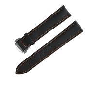 NLNKDTDPAK 19 20mm 21 22 mm 23mm cuoio di cuoio in cuoio in cuoio in cuoio in cuoio in cuoio in cuoio in calza IWC. Accessori Bracciali adatti for Omega Fit for Carrera5 Fit for i cittadini(Black oran