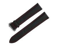 NLNKDTDPAK 19 20mm 21 22 mm 23mm cuoio di cuoio in cuoio in cuoio in cuoio in cuoio in cuoio in cuoio in calza IWC. Accessori Bracciali adatti for Omega Fit for Carrera5 Fit for i cittadini(Black red