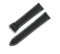 NLNKDTDPAK 19 20mm 21 22 mm 23mm cuoio di cuoio in cuoio in cuoio in cuoio in cuoio in cuoio in cuoio in calza IWC. Accessori Bracciali adatti for Omega Fit for Carrera5 Fit for i cittadini(Black whit