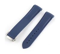 NLNKDTDPAK Band di gomma della del silicone curvo 21mm 22mm in forma for l'orologio Pagani adatto for Huawei. Adatto for GT2. Magic Watch 2 for onore in for Samsung Galaxy S3 S4(Navy blue 1)