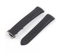 NLNKDTDPAK Band di gomma della del silicone curvo 21mm 22mm in forma for l'orologio Pagani adatto for Huawei. Adatto for GT2. Magic Watch 2 for onore in for Samsung Galaxy S3 S4(Black 1)