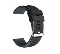 NLNKDTDPAK Banda di orologio in silicone GTR 47mm. Smart Wristband Men Donne Sport Straps Stratos 2 / 2S Pace Fit for Xiaomi Fit for Huaami AmazFit(Gray Black)