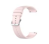 NLNKDTDPAK Cappellino in silicone adatto for Huaami for AmazFit GTS 3 GTS3. Guardia duratura Durabile Fashion Black Woman Uomo Daily Weart Wristband Accessory(Pink silver Button)