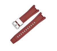 NLNKDTDPAK Cinghie di gomma GST-W300/GST-S110/S100G/GST-W110/W100G Accessori della banda guardia del braccialetto mimetico Sport adatto for Casio Fit for G-Shock(Red S)