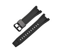 NLNKDTDPAK Cinghie di gomma GST-W300/GST-S110/S100G/GST-W110/W100G Accessori della banda guardia del braccialetto mimetico Sport adatto for Casio Fit for G-Shock(Black B)