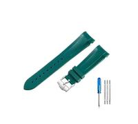 NLNKDTDPAK Cinturini in silicone di fascia alta adatti for Tudor 1958 Black Bay Bronzo Piccolo fiore di rame Piccolo cinturino serie fiore rosso 22mm(Green-ST-K13)