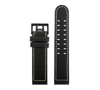 NLNKDTDPAK Cinturino for orologio for fondo in nylon 20mm 22mm Cinturino traspirante for linee bianche nere adatto for Hamilton KHAKI FIELD H70575733 H68401735(Black white-B pin,22mm)