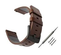 NLNKDTDPAK Cinturino in pelle olio da 22mm Italia 1 2 uomini Wi500q wi501q. Guarda il cinturino da polso a sgancio rapido di Urbane Vector Fit for Asus Zenwatch Fit for LG(Brown black clasp)
