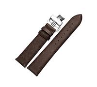 NLNKDTDPAK Fibbia delicata delicata della farfalla delicata delicata delicata da 18 mm da 20 mm for il grigio verde marrone nero for AR1793 1795 1722 AR5905 AR1863 Attrezzo(Brown sliver,22mm)