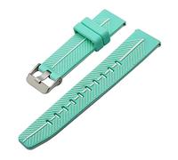 NLNKDTDPAK Guasto a sgancio rapido Band for Fossil Q Founder Wander Grewmaster Grant Marshal Double Color Silicone Watchband Smart Accessori(Light Blue White)
