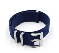 NLNKDTDPAK Trendy Brand Nylon NATO Strap Strap Guarda Cintura elastica Truppe francese Borsa da paracadute Sacchetto di paracadute 18mm 20mm 22mm Orologio da polso militare(Navy,18mm)