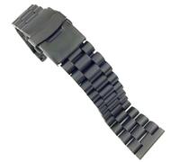 NLNKDTDPAK Watchband Watch 42 46mm Fit For Huawei GT2 Bip Pace For Motor 360 Stainless Steel Strap 18mm 24mm 22mm 20mm For Samsung For Galaxy(Schwarz,22mm)