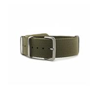 NLNKDTDPAK Zulu Nylon Nato Watch cinturino da 20 mm 22mm Watchband Fit For James Bond 007 Design Black/Red/Green Grower Band Utilizzare materiale for la pelle(Light green,22mm)