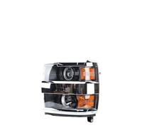 NLNPFGHVZY Faro anteriore completo Per Chevrolet Per Silverado 2500 3500 HD 2015-2019 Chrome Faro Alogeno Lato Sinistro O Destro Blocchi fari anteriori auto(1pcs left side)