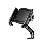 NLNPFGHVZY Porta Telefono Manubrio Supporto Per Telefono In Alluminio Per Moto 1S Fast Lock Per Bici Scooter ATV Da 5,4-7,2 Pollici Portacellulare Moto(Rearview mirror base)